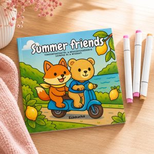 Summer friends színezőfüzet