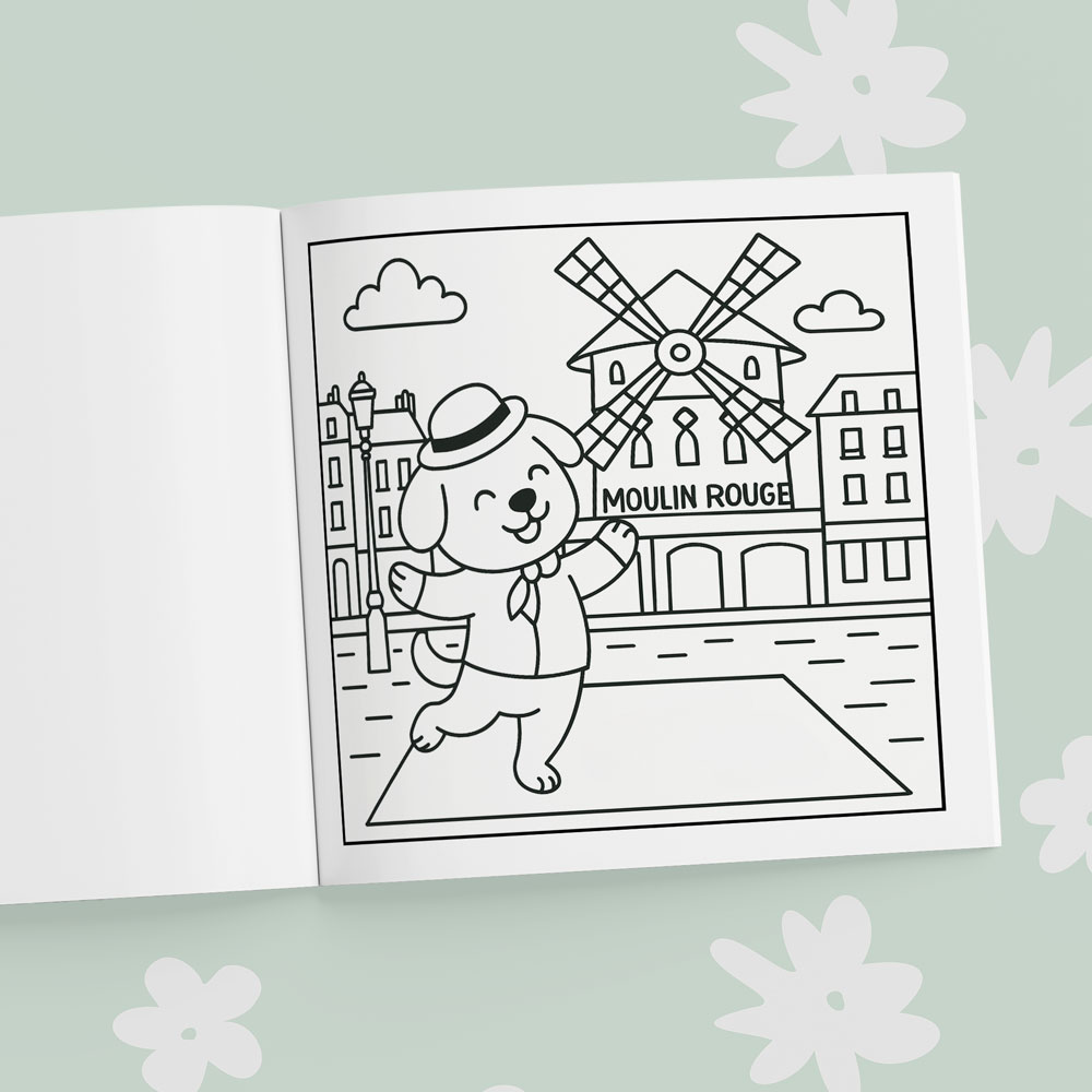 Travel Friends utazós színezőfüzet - Image 3