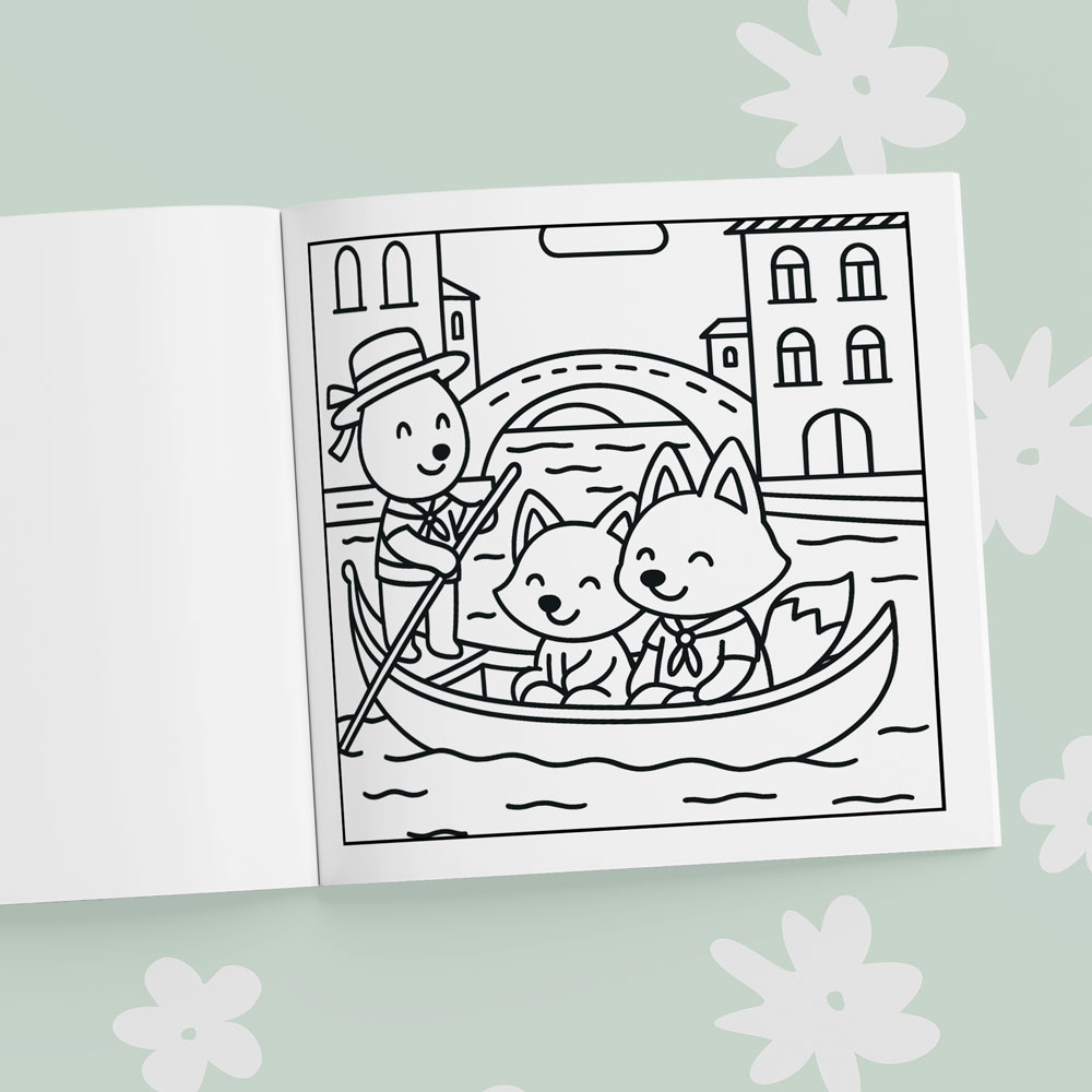 Travel Friends utazós színezőfüzet - Image 5