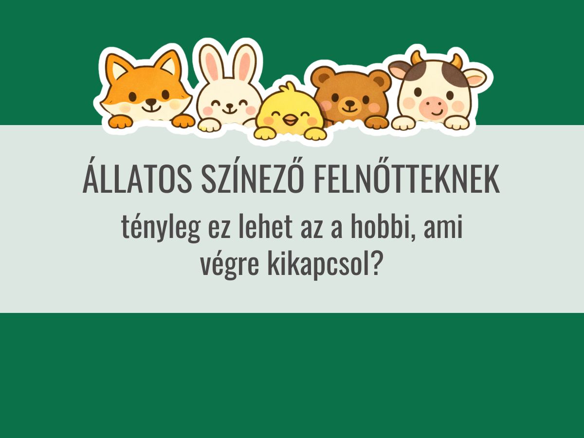 allatos-szinezo-felnotteknek-stresszoldasra-ami-kikapcsol-uj-hobbi-felnotteknek kedves állatos illusztráció, ami a pihenés és feltöltődés hangulatát idézi