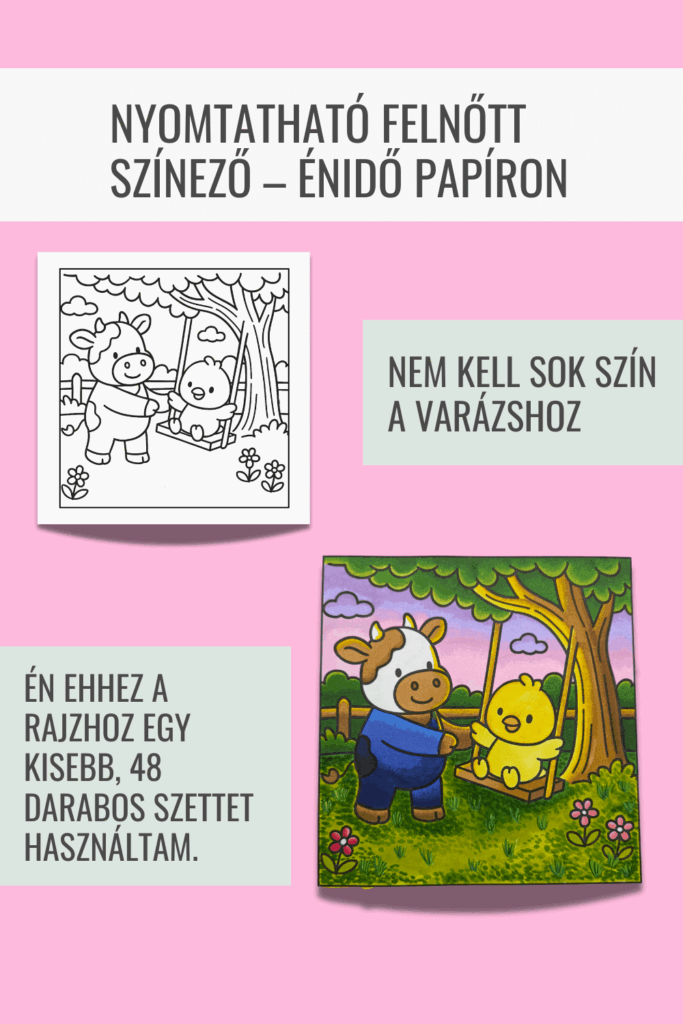 nyomtatható felnőtt színező filctollas színezéshez, stresszoldó kikapcsolódás otthon