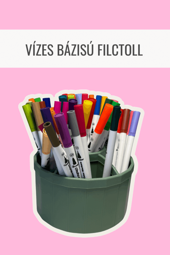 vizes bázisú filctoll színezéshez, filctoll készlet felnőtt színezéshez