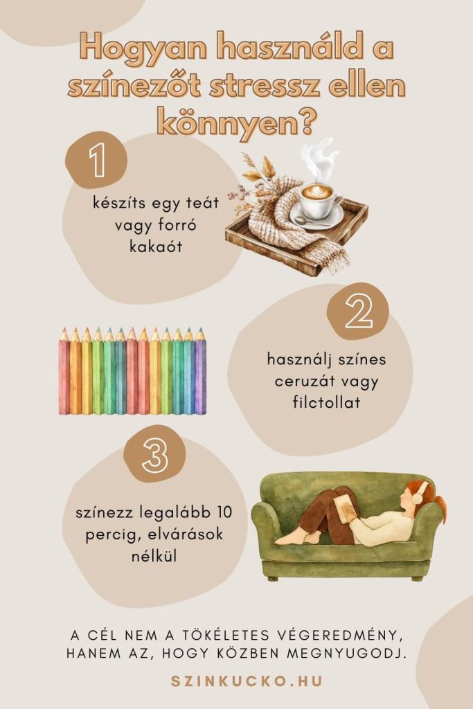 Hogyan használd a stresszoldó színezőt felnőtteknek: tea készítés, színes ceruzák és 10 perc relaxáció elvárások nélkül