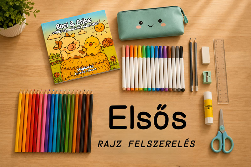 Mit vegyünk iskolába elsősnek rajzfelszerelés terén – alap rajzfelszerelés egy elsős tolltartójához.